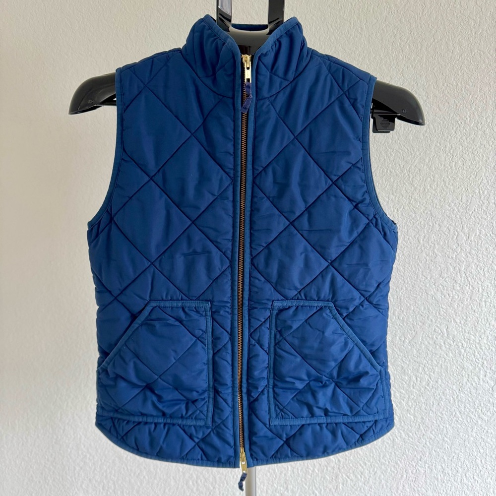 J.Crew Women’s Quilted Blue Vest